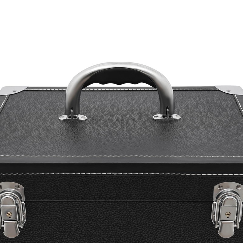 YIYIONCE Rolling Makeup Train Case Upgraded Professional Makeup Case 3
