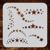 Stencils for Walls: Pretty Stars Stencil, 8.5 x 8.5 inch