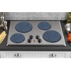 Reston Lloyd Electric Stove Burner Covers, Set of 4, Black