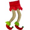 20'' Long Elf Legs Christmas Tree Topper Ornaments Pose-able Plush