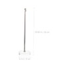 GRIRIW 2Pcs Desktop Flag Holder with Telescopic Metal Flag Pole