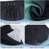 flintronic Men's Swimming Trunks with Compression Liner 2 in 1,