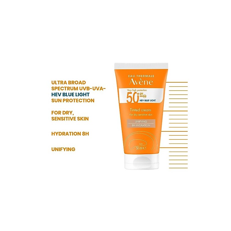 AVENE Sun Cream SPF 50+ Tinted 50 ml