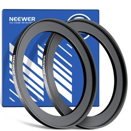 NEEWER 67-82 mm Step Up Adapter Ring (Pack of 2) with Cleaning Cloth, Ultra Slim Lens Filter Adapter Ring Made of Aluminium Alloy for 67 mm Camera Lenses for Use of 82 mm Filters