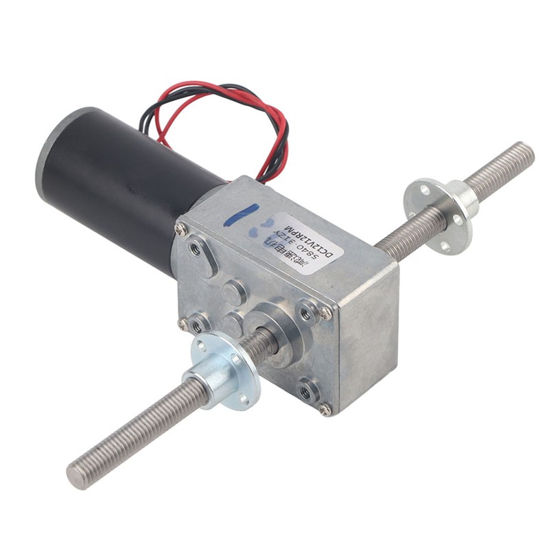 Worm Gear Motor Right and Left Hand Shaft Coaxial M8