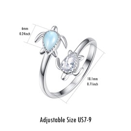 Women's Ring Raccoon 925 Sterling Silver Ring Adjustable Ring Racoon for Women Birthday Anniversary Promise Jewellery, Silver