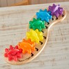 Melissa & Doug Rainbow Caterpillar Gear Toy with 6 Interchangeable