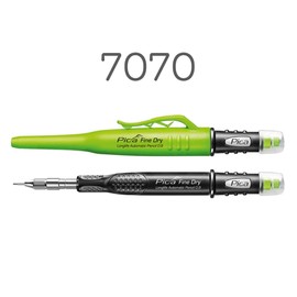 Pica Marker Architectural Mechanical Pencil, Fine Dry 0.9mm, Black HB 7070, Pica Dry 2.8mm, Black 2B, 3030 Set, 1 Each