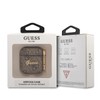Guess GUA24GSMW Case for AirPods Brown 4G Script Metal Collection