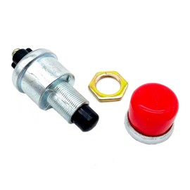 12V 50A Waterproof Switch Push Button Cars Boat Track Horn Engine Start Starter - Red Cap