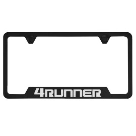 MVP Toyota 4Runner Black License Plate Frame