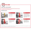 9.5-31mm Lockout Tagout Ball Valve Max Handle Length 190mm Red
