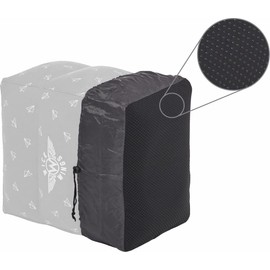 Wick Air Airplane Bed with Anti-Slip + Pump (Pink Print) Travel Footrest Cushion