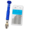 Precision Pin Vice with Drill, 0.02 - 0.1 inch (0.5