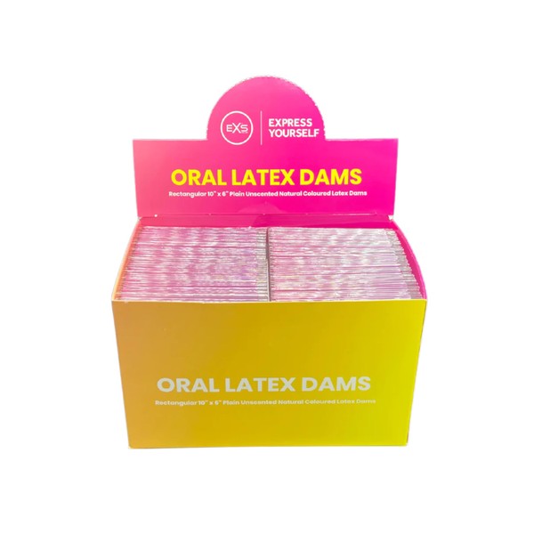 EXS Oral Dams | Improve Your Safety and Pleasure | Dental Dams | Odourless | Pack of 20