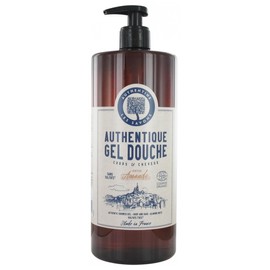 Authentine Authentique Shower Gel Body and Hair Almond (Sulfate Free) Organic 1 L