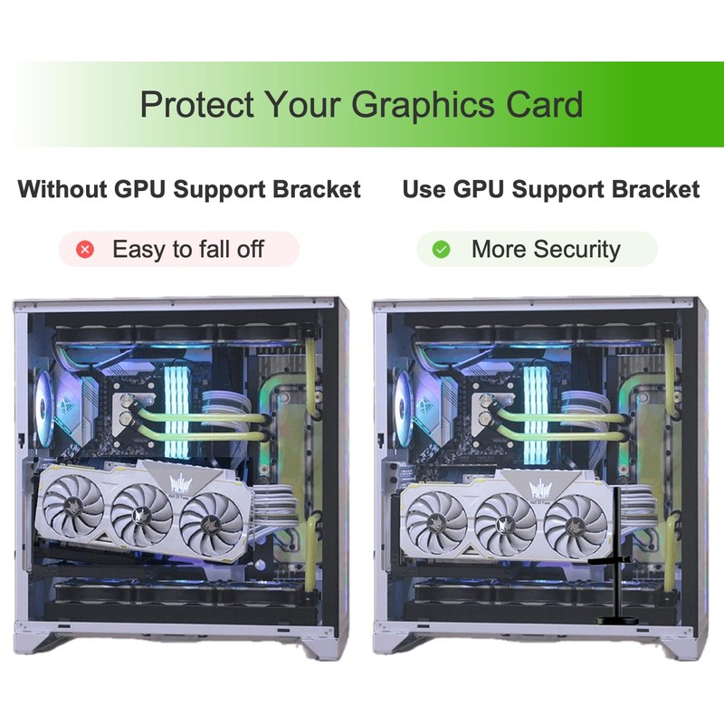 Gpu Support Bracket,Graphics Card GPU Brace Support, Video Card Sag