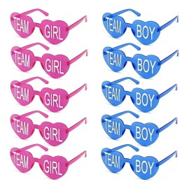 10 Azul Y Rosa, Género, Gafas, Fiesta Masculino Y Femenino