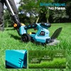 SEESII Brushless Pole Hedge Trimmers: 2-in-1 Cordless Grass Shears &