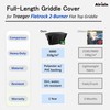 Full-Length Grill Cover for Traeger Flatrock 2-Burner Zone Grill,for Traeger