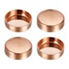 sourcing map Copper End Cap Pipe Fitting Sweat Plug Connection
