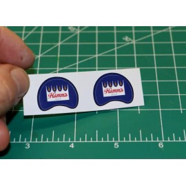 Hamm's Hamms Beer Football Gumball Helmets Custom DIECUT *DECAL SHEET ONLY*
