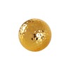 Laroal 4 Pcs Golden Golf Ball, Practice Balls Gold Plating