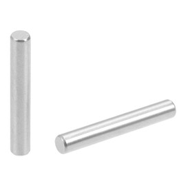 TOP-VIGOR 50Pcs 3mm x 20mm Dowel Pins Shelf Support Pegs, 304 Stainless Steel Cylindrical Shelf Support Pin Fasten Elements Silver Tone