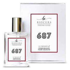 BIOCURA BC Perfume 687 Inspired by Jo M Pomegranate Noir Cologne For Women & Men Replica Fragrance Dupes Eau de Parfum Spray Bottle 1.7 Fl Oz/50ml-X1
