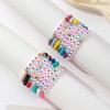 yongder Clay Bead Friendship Bracelets for Women (Polyester)