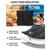 Drawstring Lunch Bag for Women, 13.5L Leakproof Puffy Insulated Lunch