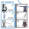 Yofidra Soap Dispenser for Kitchen Sink: Built in Sink Soap