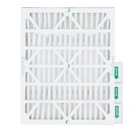 Glasfloss 20x25x4 MERV 13 AC & Furnace 4" Depth Air Filters. Box of 4. Actual Size: 19-1/2 x 24-1/2 x 3-3/4