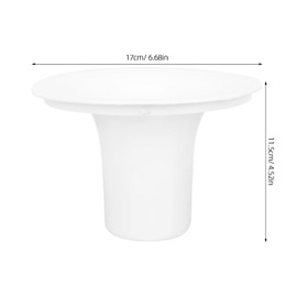 TEHAUX Water Dispenser Replacement Part, Smart Seat for Water Coolers, Universal Bottle Holder, White, 6.69 x 6.69 x 4.52 Inch, Plastic