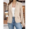 KIFOVEN Women’s Casual Blazer Open Front Long Sleeve Lapel Collar