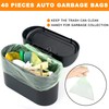 Einesin Car Trash Can, Mini Car Organizer Bin with Lid