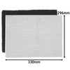SPARES2GO Universal Deep Fryer Filter Kit