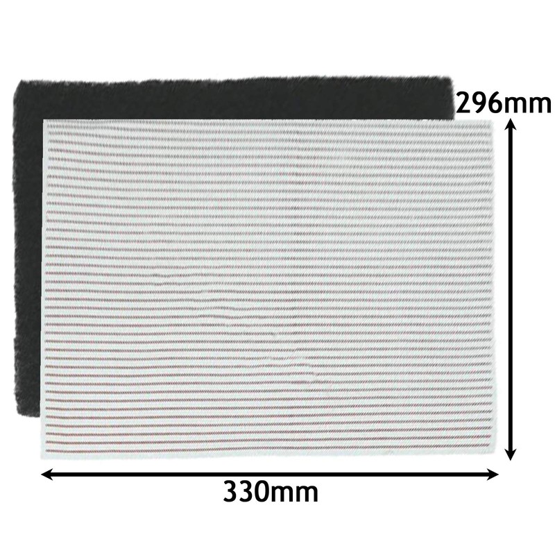 SPARES2GO Universal Deep Fryer Filter Kit