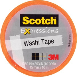 Scotch Expressions Washi Tape, 0.59 x 10.91
