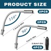 Bike V Brake Noodle Cable Guide Pipe Set, with 4