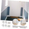 COHEALI 2Sets Sliding Barn Door Stoppers Floor Guides for Grooved