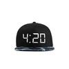True Heads 420 Black Snapback Baseball Cap