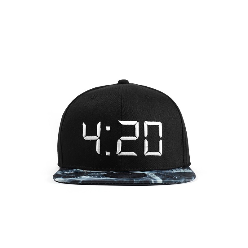 True Heads 420 Black Snapback Baseball Cap