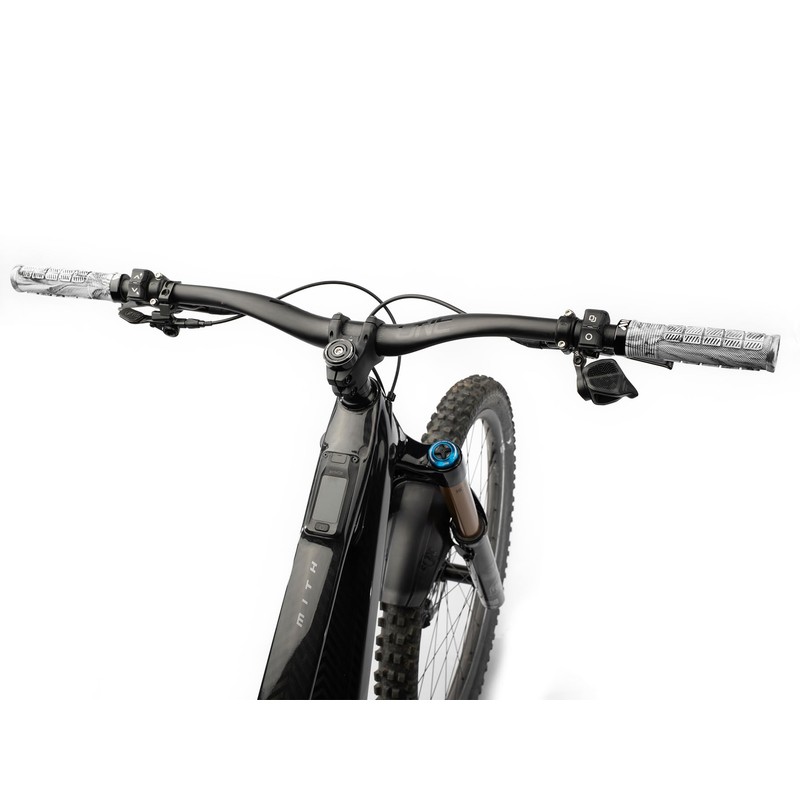 All Mountain Style AMS Rise Bicycle Lock-on Handlebar Grips, White
