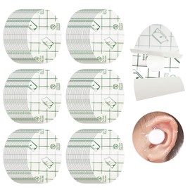 UILYNIU 120 Pcs Ear Covers for Shower Waterproof Ear Stickers E ar Protectors Swimming Ear Plugs with Waterproof Cotton Ear Plugs Waterproof Ear Covers for Kids Adults Swimming Bathing (120)