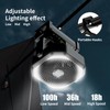 Socool Camping Fan with Light - 20000mAh Rechargeable Battery Fan,