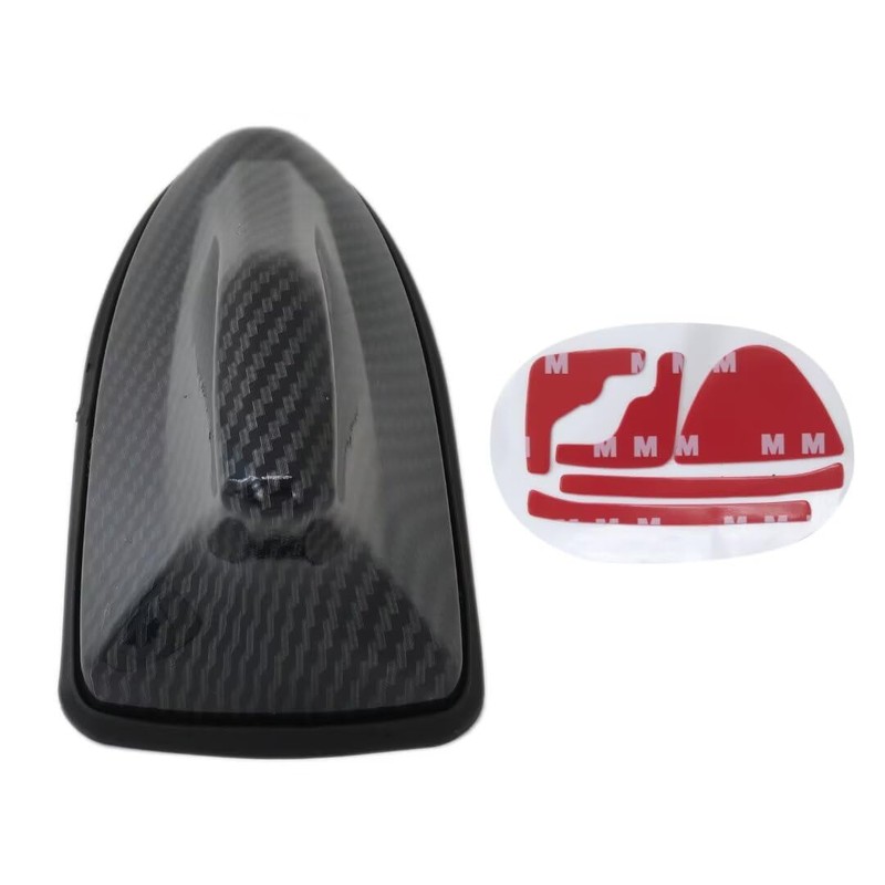 GRABOTE Upgraded Carbon Fiber Car Roof Antenna Shark Fin Antenna