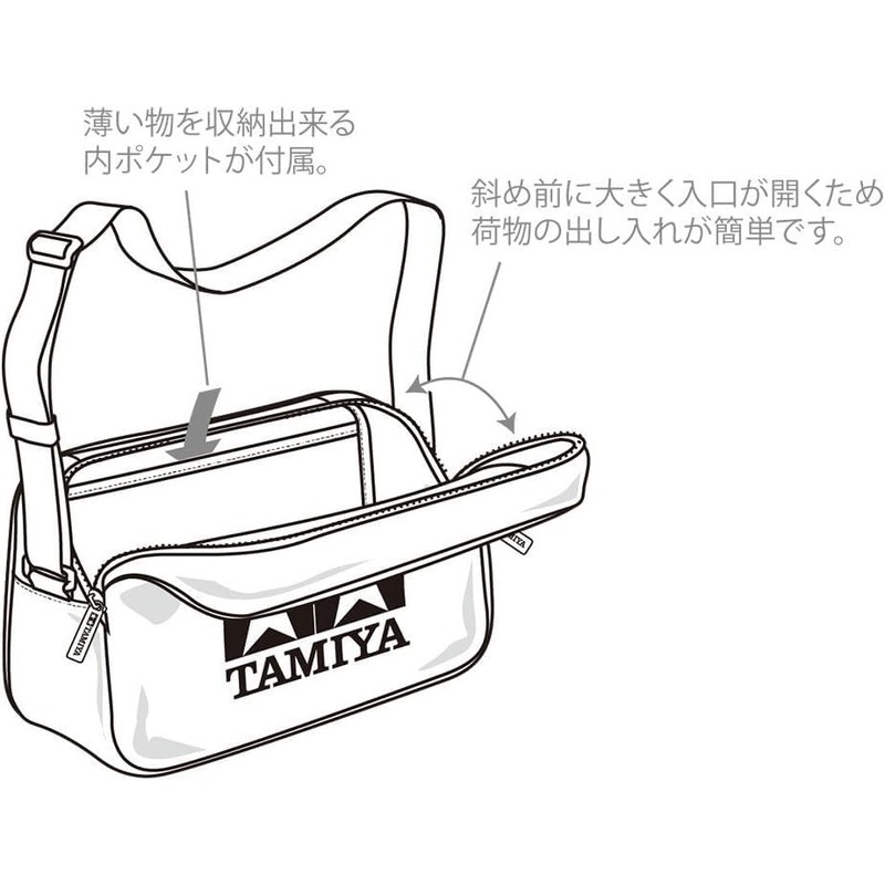 Tamiya Box Shoulder 2 Black and Blue Original Goods 67406