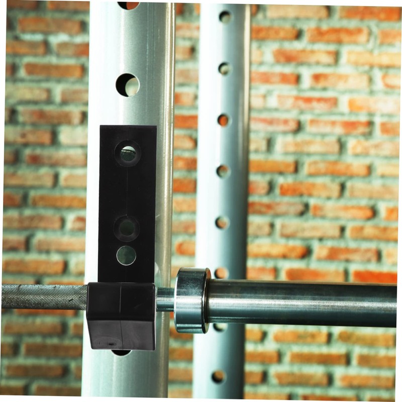 Kisangel 2Pcs Professional Barbell Mounted Storage for Dumbbells Space Saving