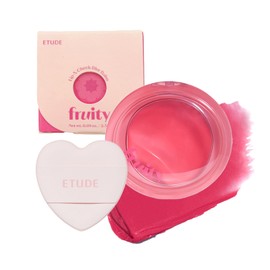 ETUDE Fruity Lip & Cheek Balm Raspberry 2.3g Red Teak Lip Lipstick